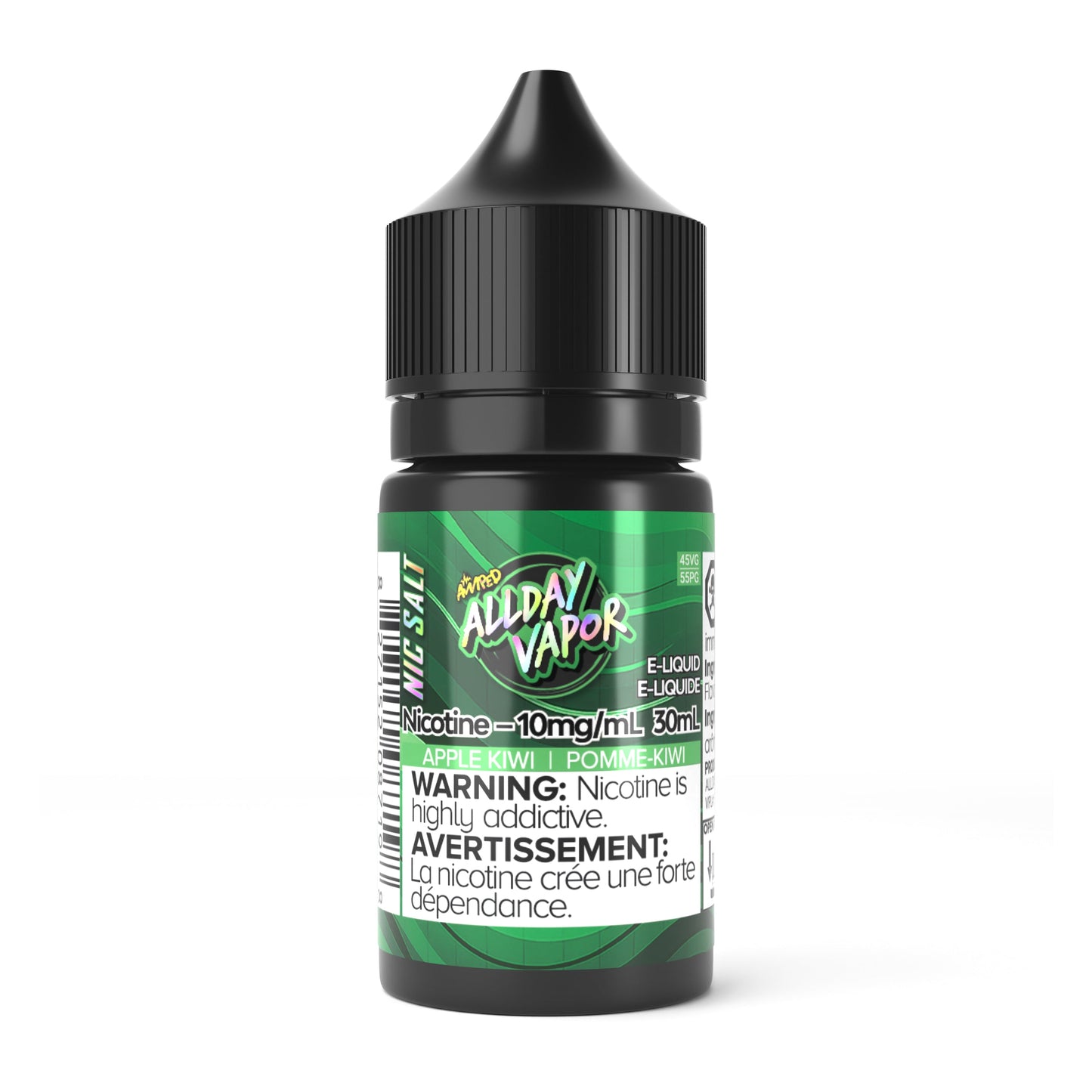ALLDAY VAPOR AMPED - APPLE KIWI (30ML) (ONTARIO)