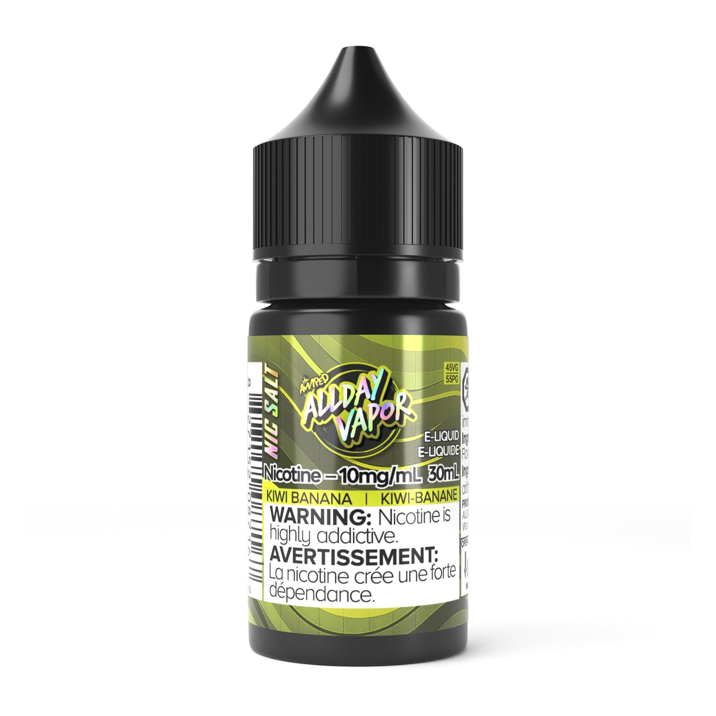 ALLDAY VAPOR AMPED - KIWI BANANA (30ML) (ONTARIO)