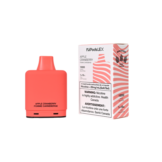 APPLE CRANBERRY - ZPOD LEX 10K *LEVEL X DEVICE COMPATIBLE* (18mL) (ONTARIO)