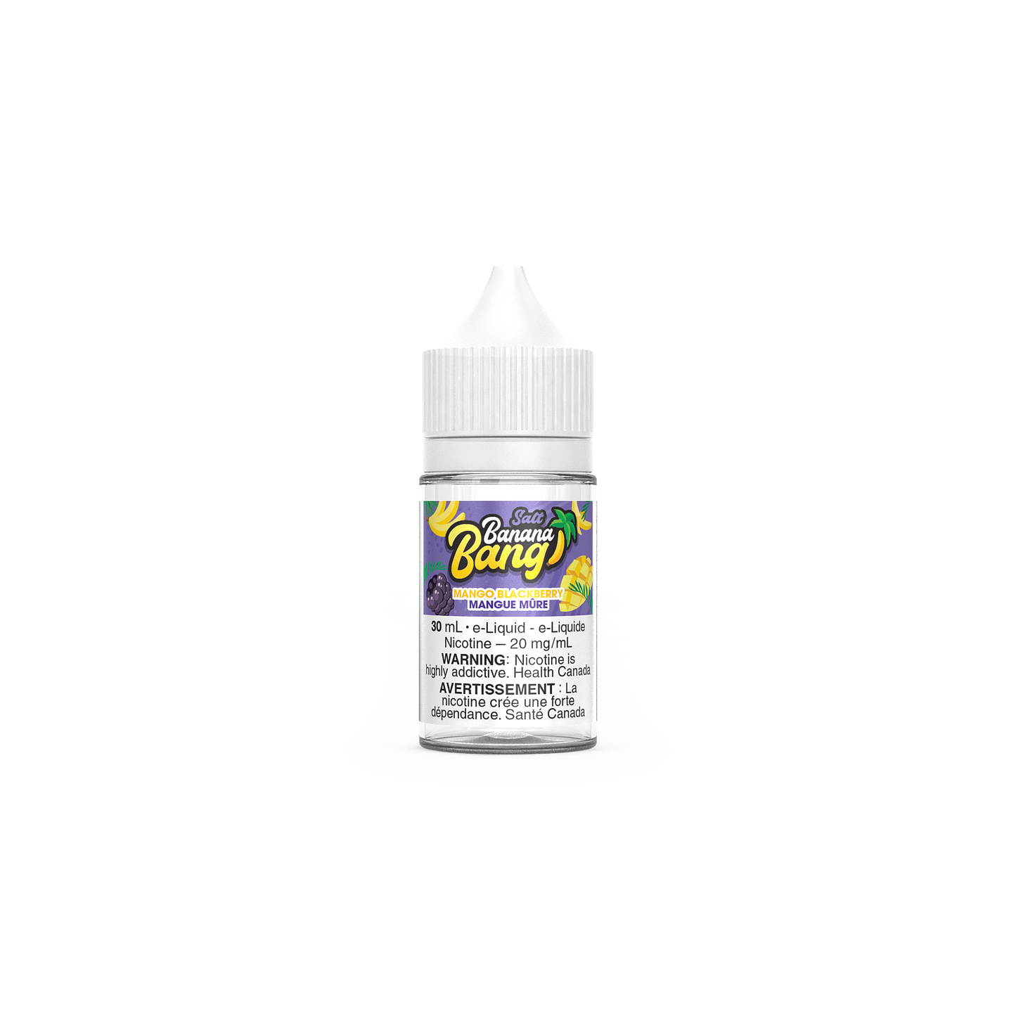 MANGO BLACKBERRY BY BANANA BANG SALT (30mL) (ONTARIO)