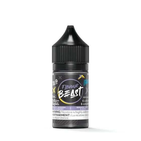 BLAZIN' BANANA BLACKBERRY ICED - FLAVOUR BEAST E LIQUID (30mL) (ONTARIO)