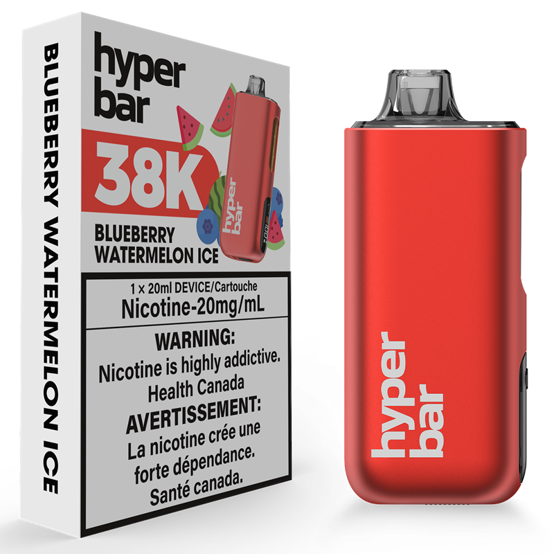 BLUEBERRY WATERMELON ICE - HYPERBAR BE38000 (ONTARIO)