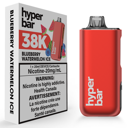 BLUEBERRY WATERMELON ICE - HYPERBAR BE38000 (ONTARIO)