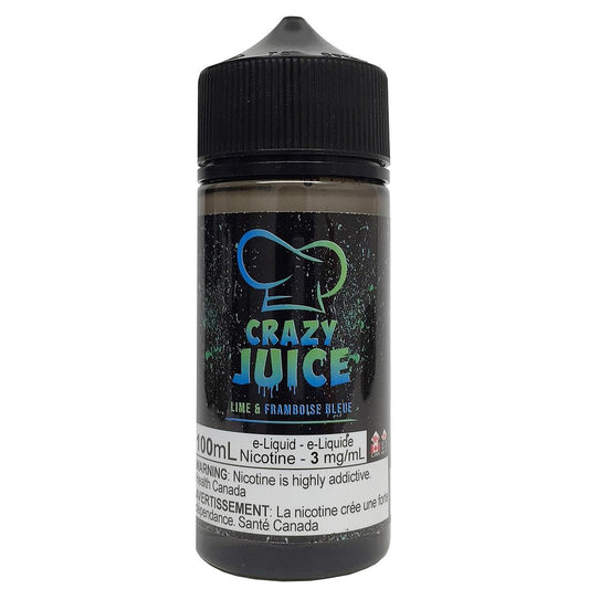 CRAZY JUICE LIME/BLUE RASPBERRY (100mL) (ONTARIO)