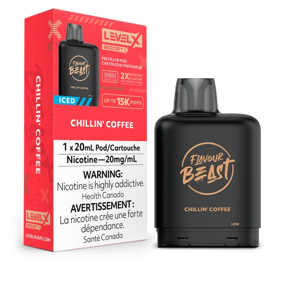 CHILLIN' COFFEE ICED - LEVEL X FB BOOST (20mL) (ONTARIO)