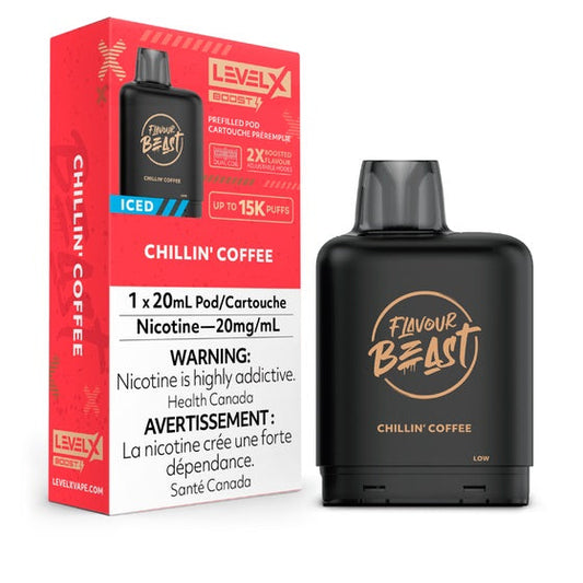 CHILLIN' COFFEE ICED - LEVEL X FB BOOST (20mL) (ONTARIO)