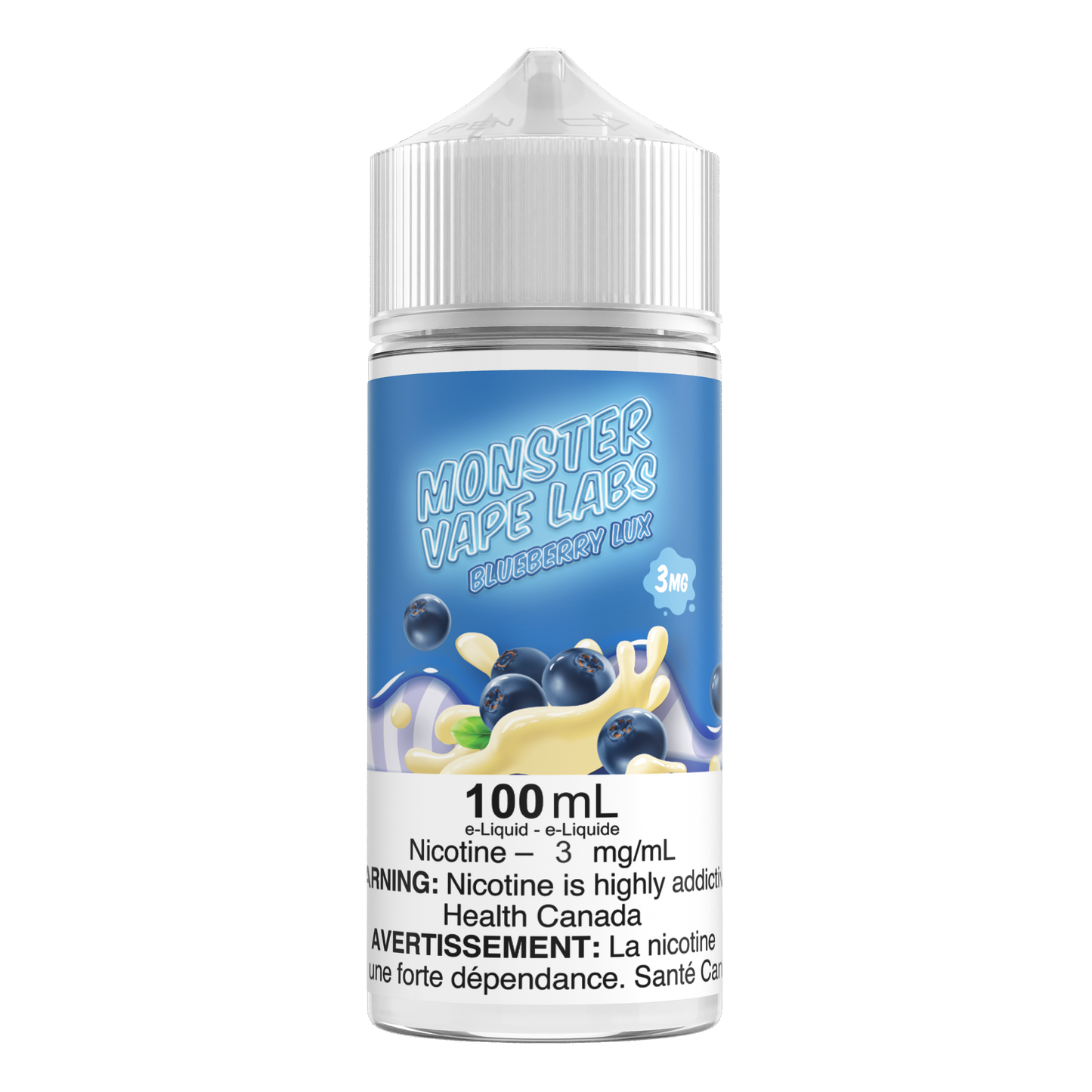 BLUEBERRY LUX - MONSTER VAPE LABS (100mL) (ONTARIO)