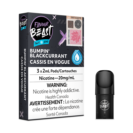 BUMPIN' BLACKCURRANT - FLAVOUR BEAST PODS (ONTARIO)