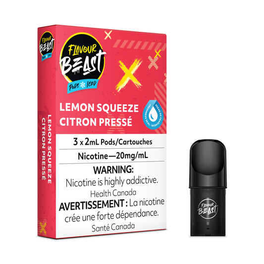 LEMON SQUEEZE - FLAVOUR BEAST PODS (FEDERAL)