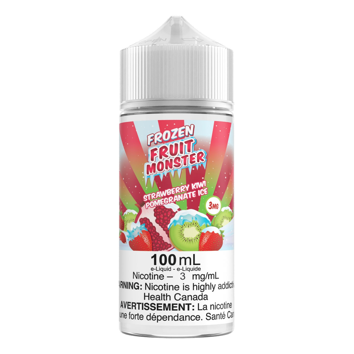 STRAWBERRY KIWI POMEGRANATE ICE - FROZEN FRUIT MONSTER (100mL) (ONTARIO)