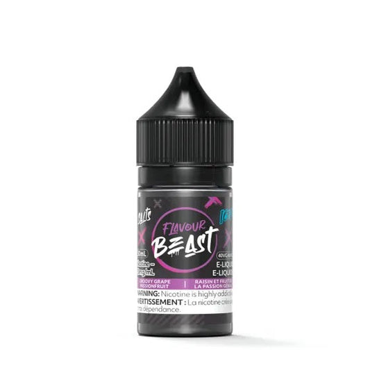 GROOVY GRAPE PASSIONFRUIT ICED - FLAVOUR BEAST E LIQUID (30mL) (ONTARIO)