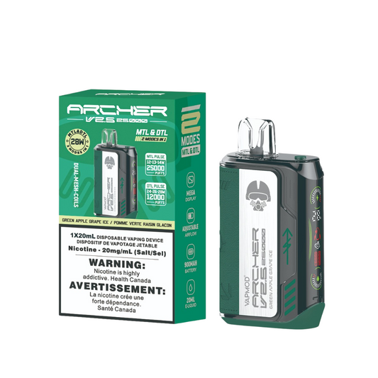 GREEN APPLE GRAPE ICE - VAPMOD ARCHER V2.5 (ONTARIO)