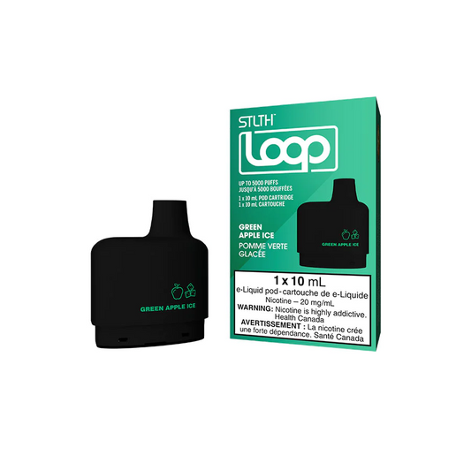 STLTH LOOP POD - GREEN APPLE ICE (STLH LOOP DEVICE REQUIRED) (FEDERAL)