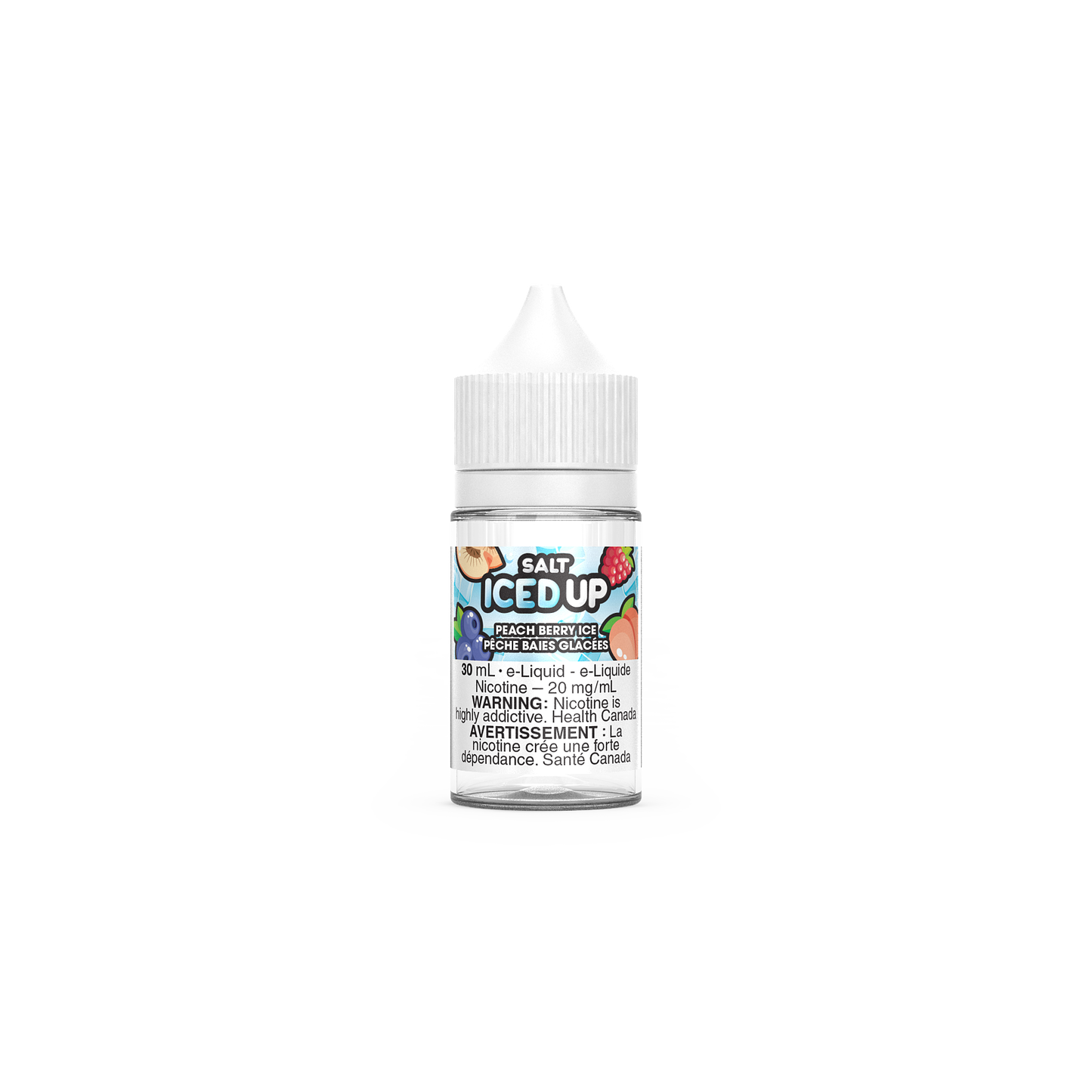 PEACH BERRY ICE BY ICED UP SALT (30mL) (ONTARIO)