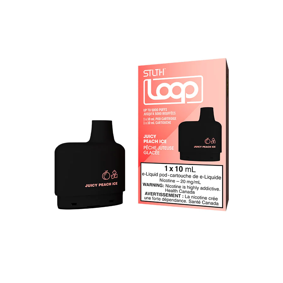 STLTH LOOP POD - JUICY PEACH ICE (STLH LOOP DEVICE REQUIRED) (FEDERAL)