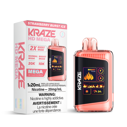 STRAWBERRY BURST ICE - KRAZE HD MEGA (ONTARIO)