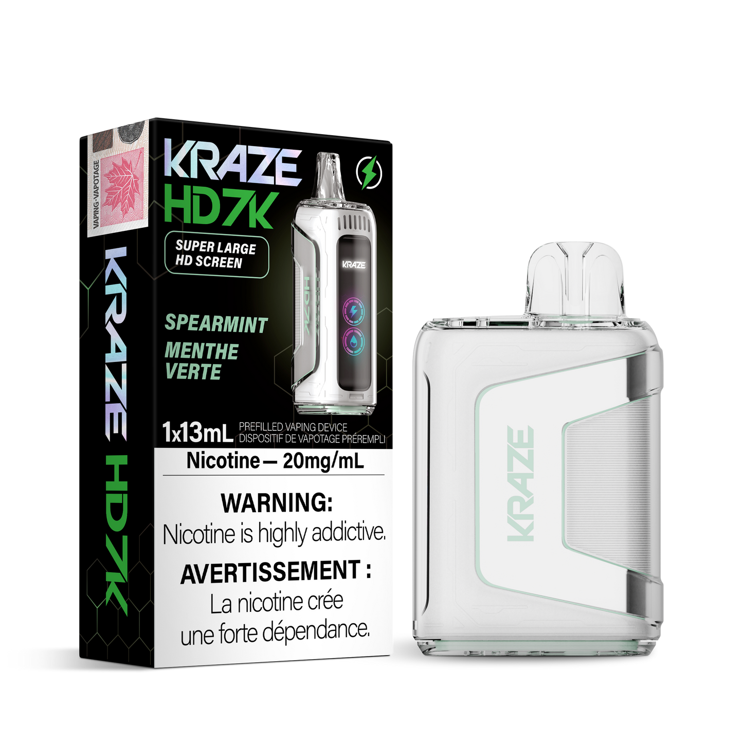 SPEARMINT - KRAZE HD 7000 DISPOSABLE (FEDERAL)