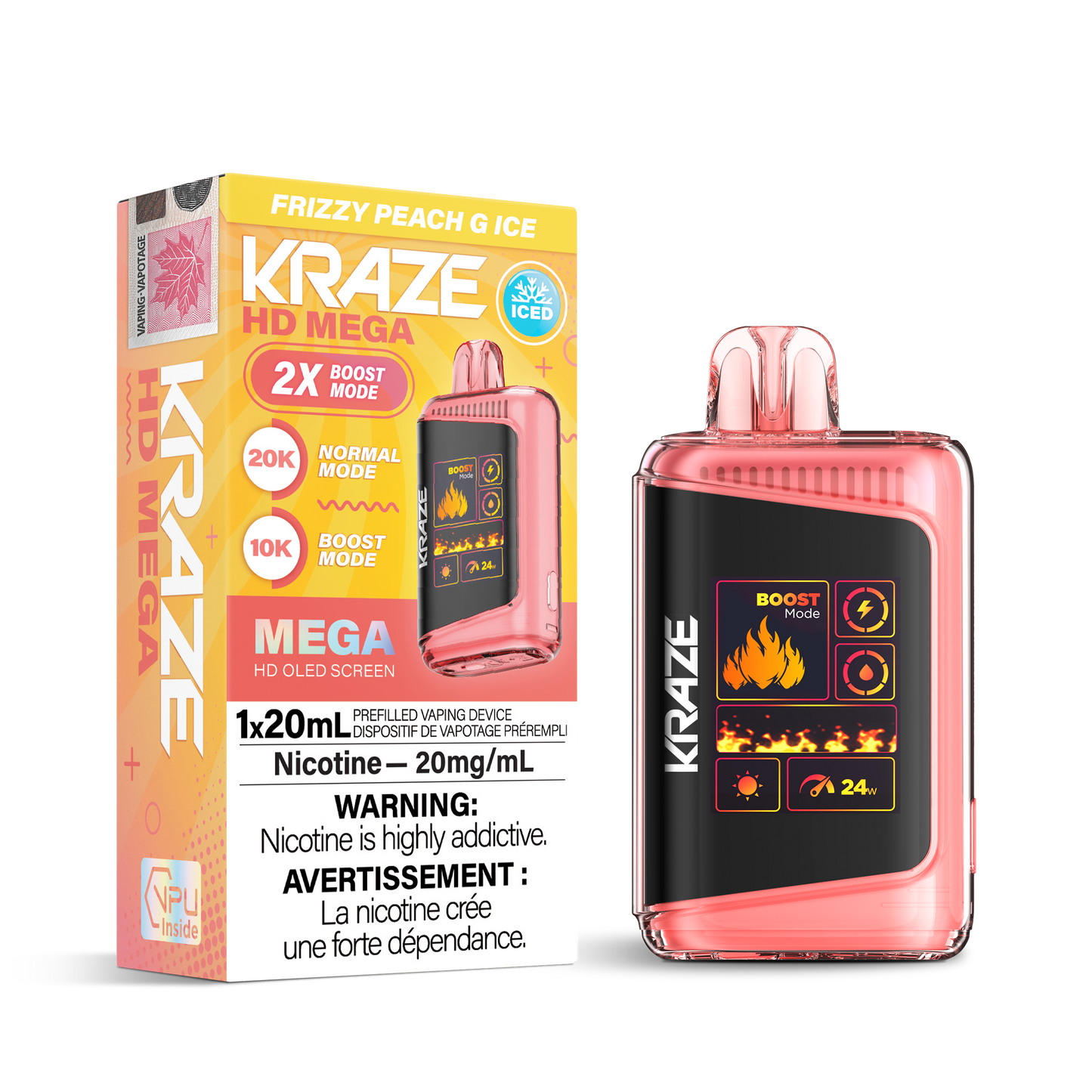 FRIZZY PEACH G ICE - KRAZE HD MEGA (ONTARIO)