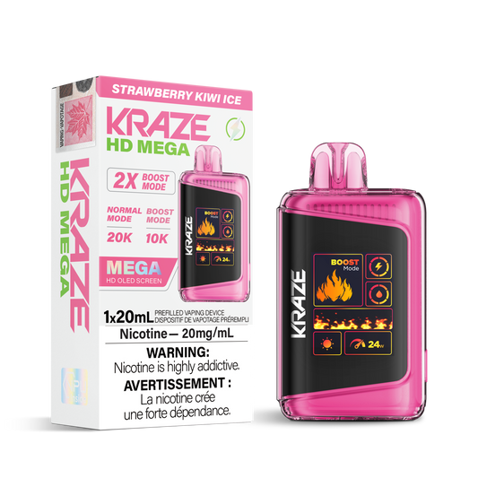 STRAWBERRY KIWI ICE - KRAZE HD MEGA (FEDERAL)