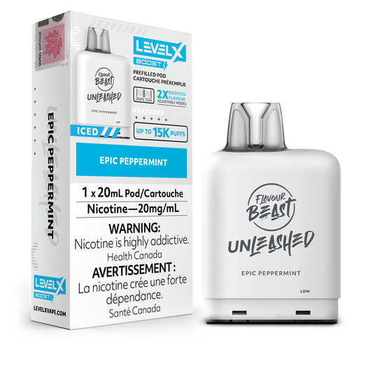 EPIC PEPPERMINT - LEVEL X FB UNLEASHED BOOST (20mL) (ONTARIO)