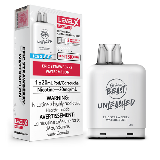 EPIC STRAWBERRY WATERMELON - LEVEL X FB UNLEASHED BOOST (20mL) (ONTARIO)
