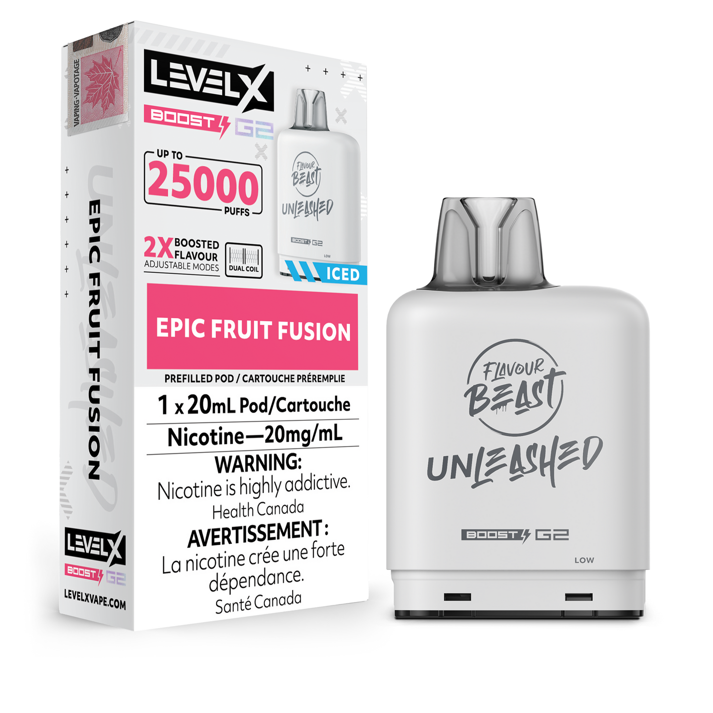 EPIC FRUIT FUSION - LEVEL X FB UNLEASHED BOOST (20mL) (ONTARIO)