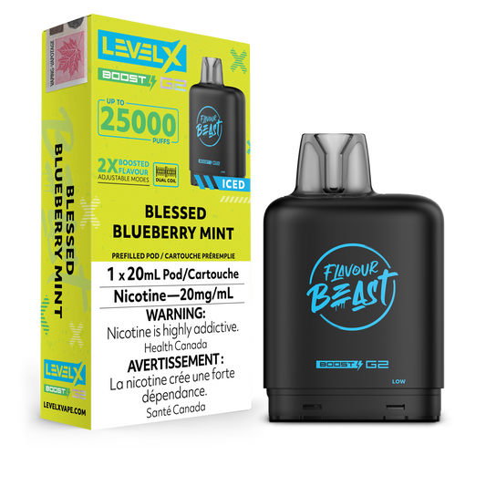 BLESSED BLUEBERRY MINT - LEVEL X FB BOOST (20mL) (ONTARIO)