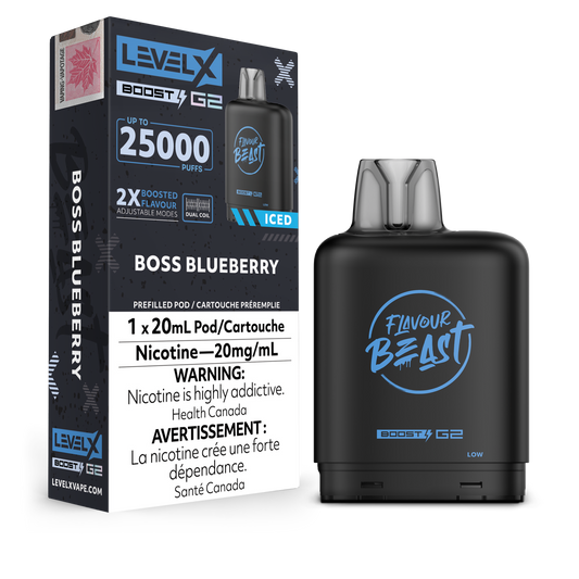 BOSS BLUEBERRY - LEVEL X FB BOOST (20mL) (ONTARIO)