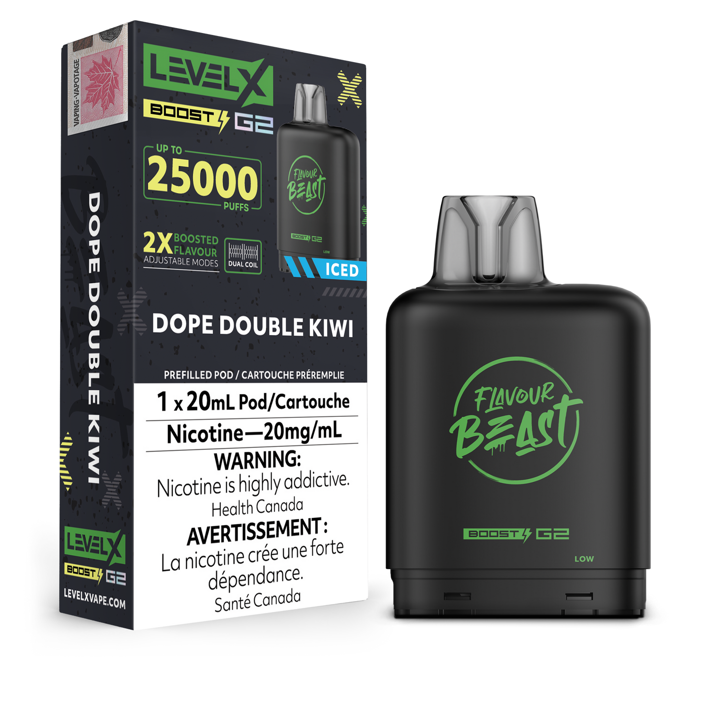 DOPE DOUBLE KIWI - LEVEL X FB BOOST (20mL) (ONTARIO)