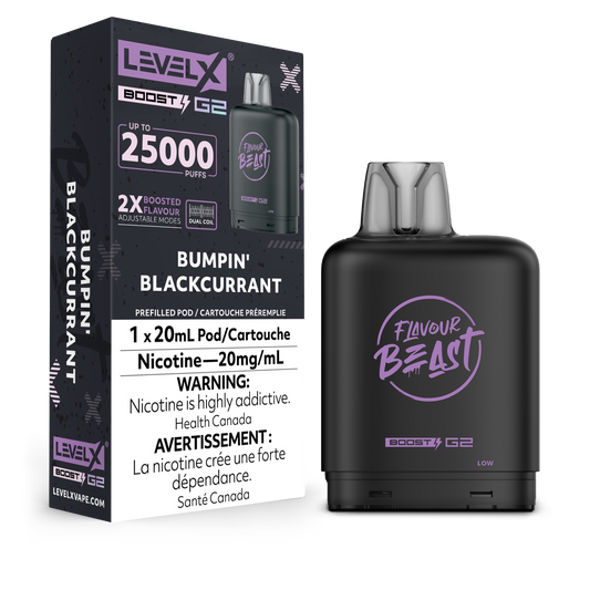 BUMPIN' BLACKCURRANT - LEVEL X FB BOOST (20mL) (ONTARIO)