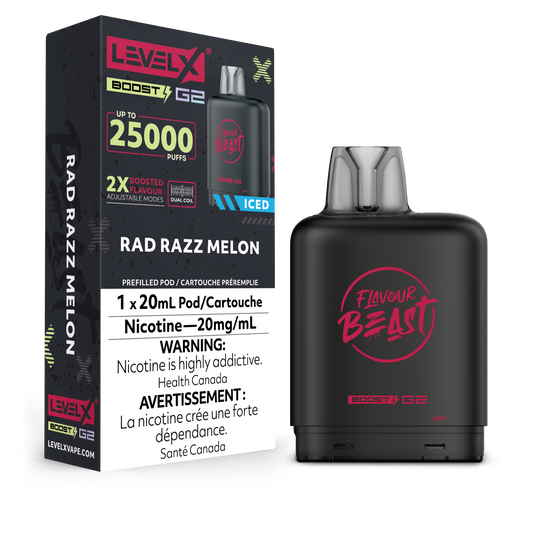 RAD RAZZ MELON - LEVEL X FB BOOST (20mL) (ONTARIO)