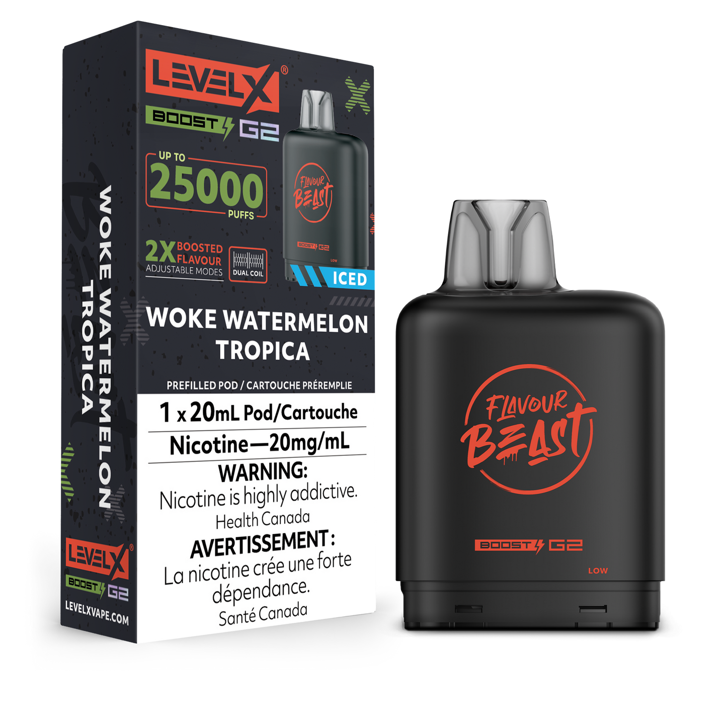 WOKE WATERMELON TROPICA - LEVEL X FB BOOST (20mL) (ONTARIO)
