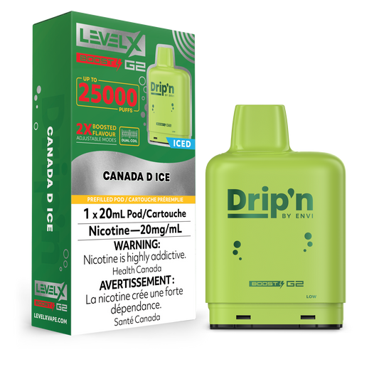CANANA D - LEVEL X DRIP'N BOOST (20mL) (ONTARIO)