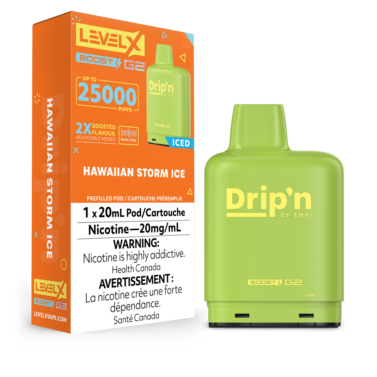 HAWAIIAN STORM ICE - LEVEL X DRIP'N BOOST (20mL) (ONTARIO)