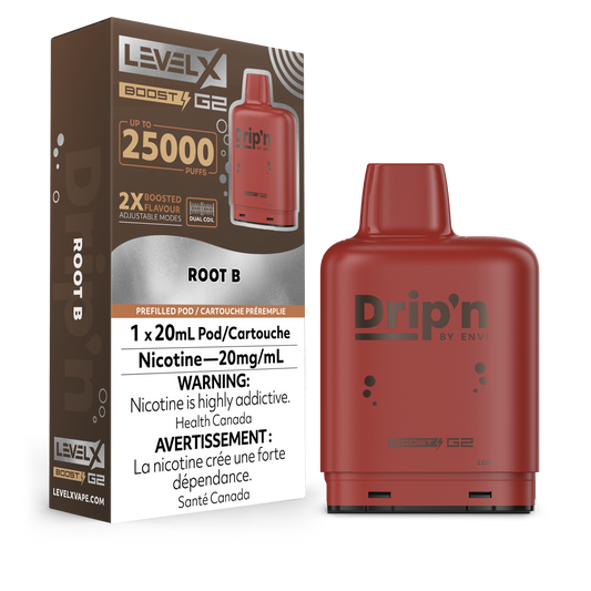 ROOT B - LEVEL X DRIP'N BOOST (20mL) (FEDERAL)