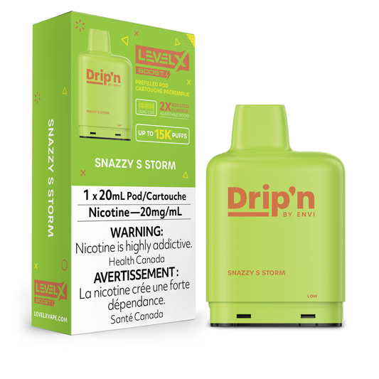 SNAZZY S STORM - LEVEL X DRIP'N BOOST (20mL) (FEDERAL)