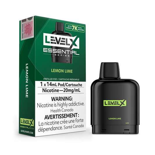 LEMON LIME - LEVEL X POD ESSENTIAL SERIES 14mL (FEDERAL)