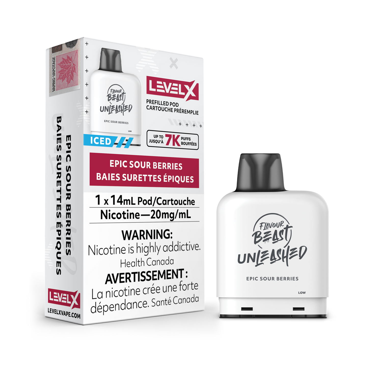 EPIC SOUR BERRIES - LEVEL X FB UNLEASHED (14mL) (ONTARIO)