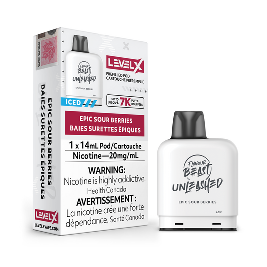 EPIC SOUR BERRIES - LEVEL X FB UNLEASHED (14mL) (ONTARIO)