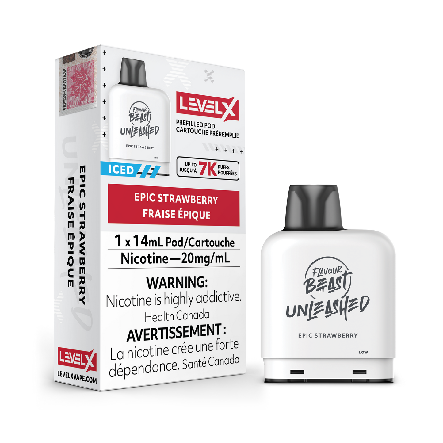 EPIC STRAWBERRY - LEVEL X FB UNLEASHED (14mL) (ONTARIO)