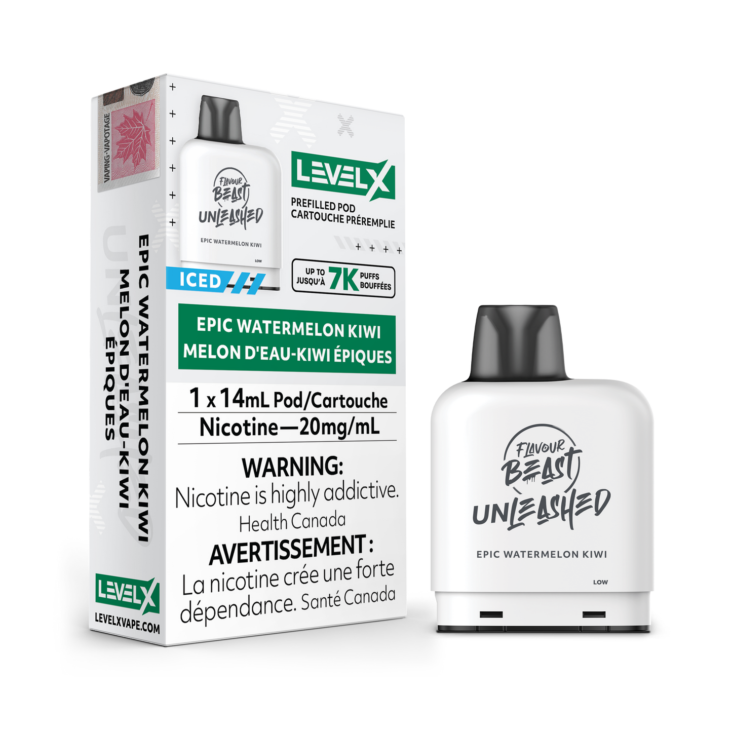 EPIC WATERMELON KIWI - LEVEL X FB UNLEASHED (14mL) (ONTARIO)