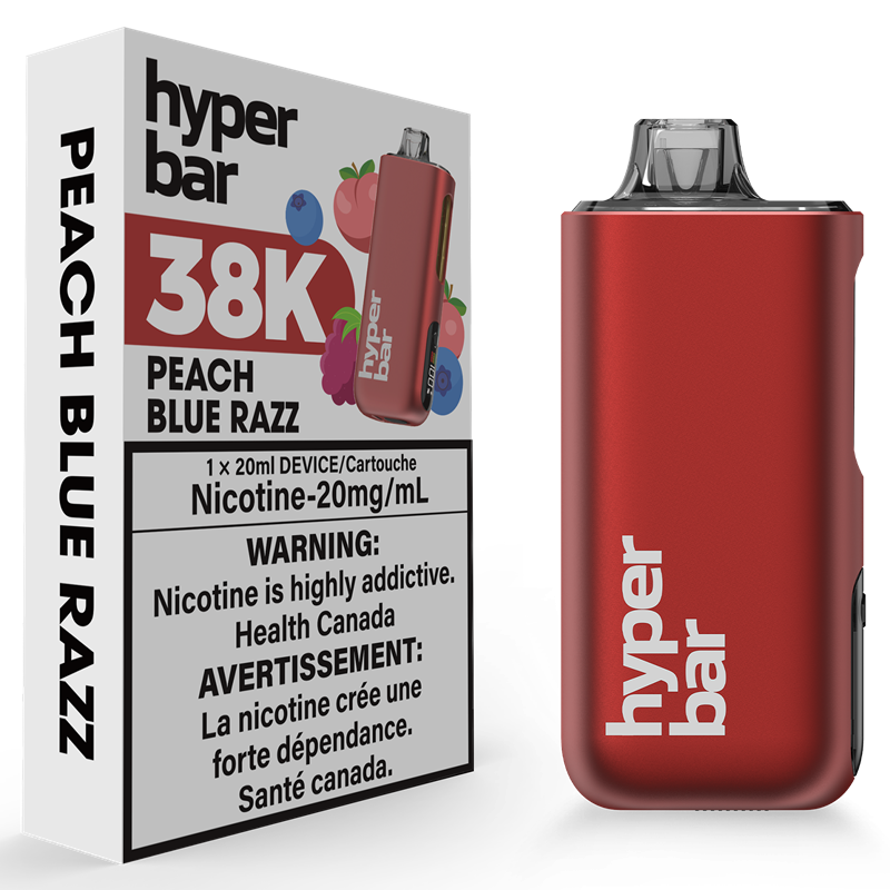 PEACH BLUE RAZZ - HYPERBAR BE38000 (ONTARIO)