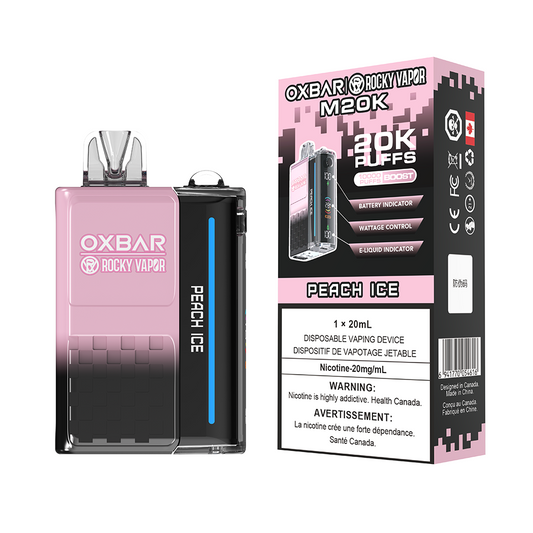 PEACH ICE - OXBAR M20K BY ROCKY VAPOR (FEDERAL)