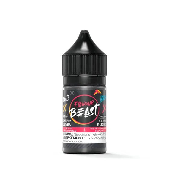 RAGIN' RAZZ MANGO ICED - FLAVOUR BEAST E LIQUID (30mL) (ONTARIO)