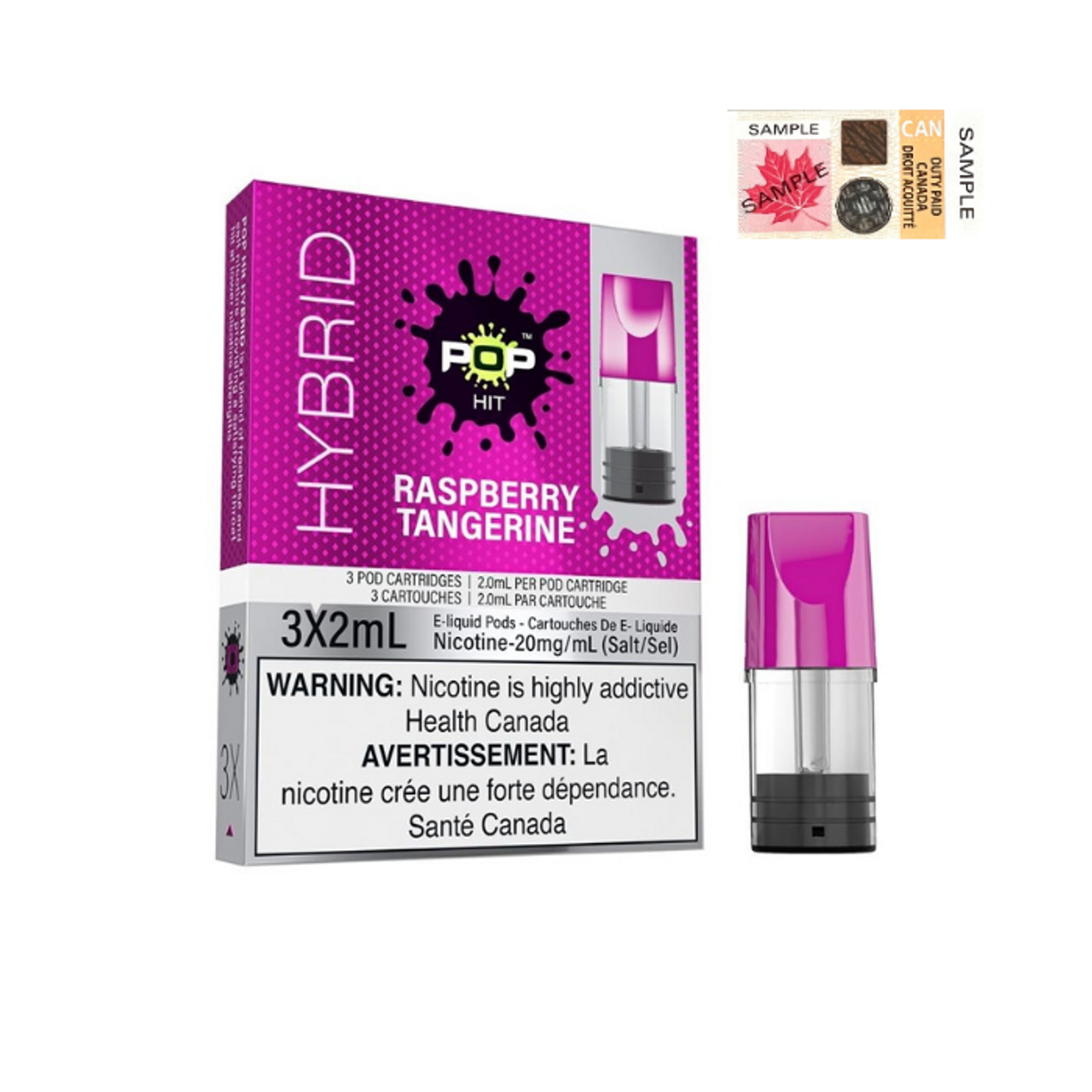 RASPBERRY TANGERINE - POP PODS HYBRID (FEDERAL)