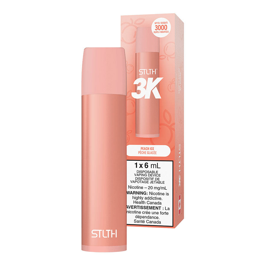 STLTH 3K DISPOSABLE - PEACH ICE (FEDERAL)