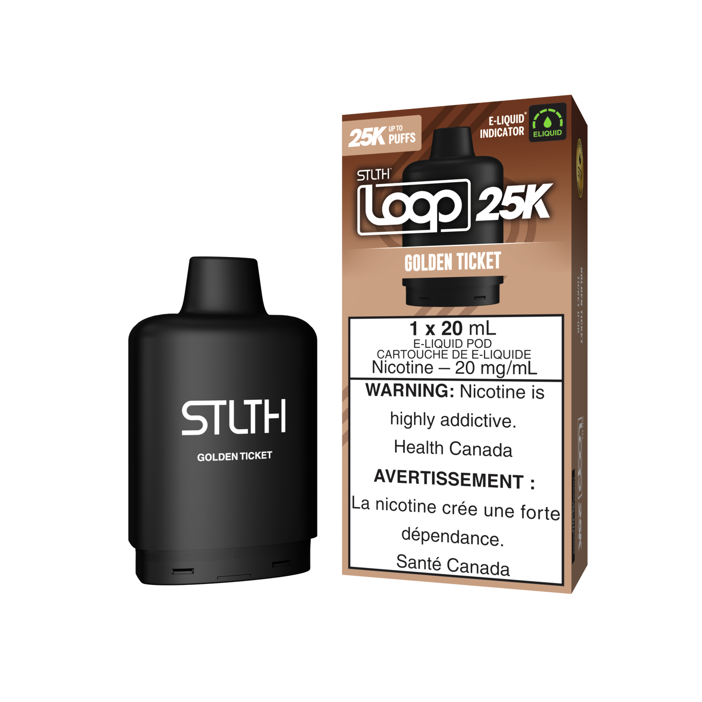 GOLDEN TICKET - STLTH LOOP 25K (20mL) (ONTARIO)