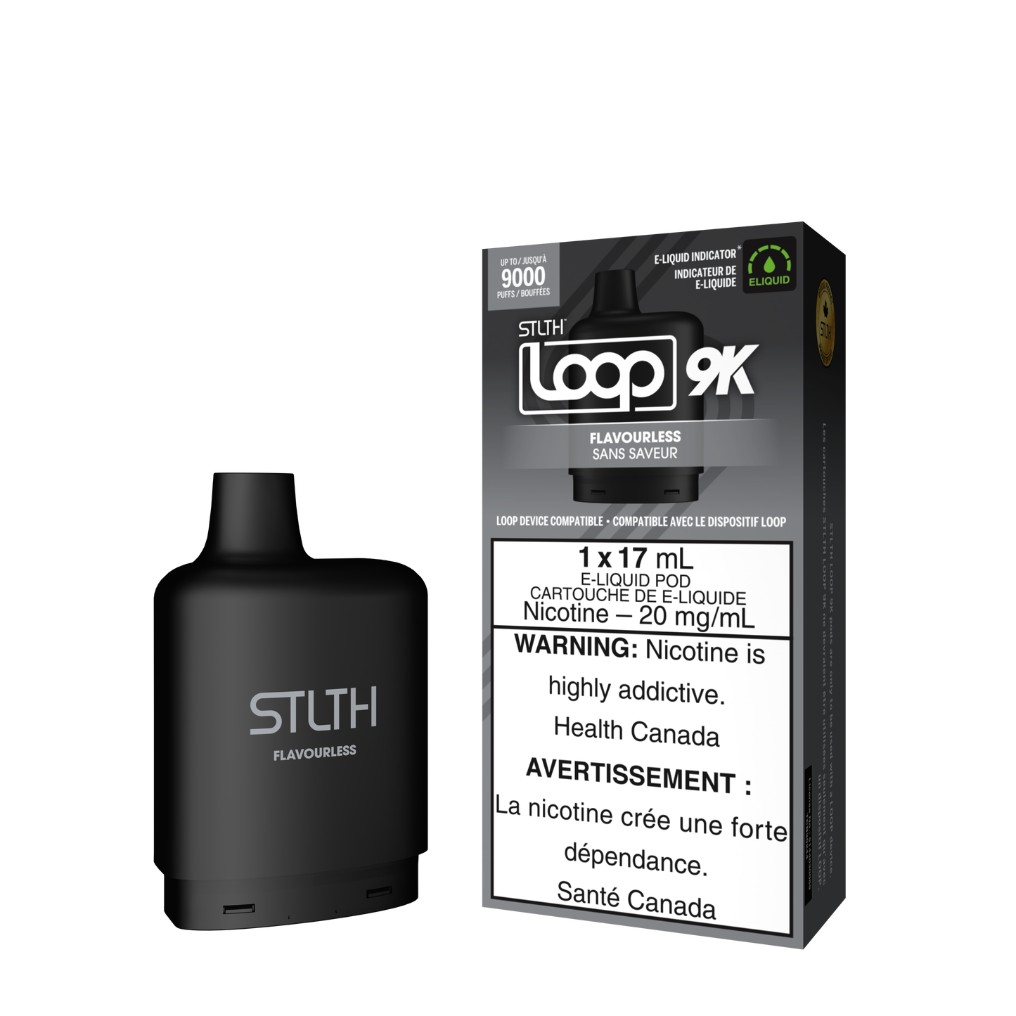 STLTH LOOP 9K POD - FLAVOURLESS (FEDERAL)