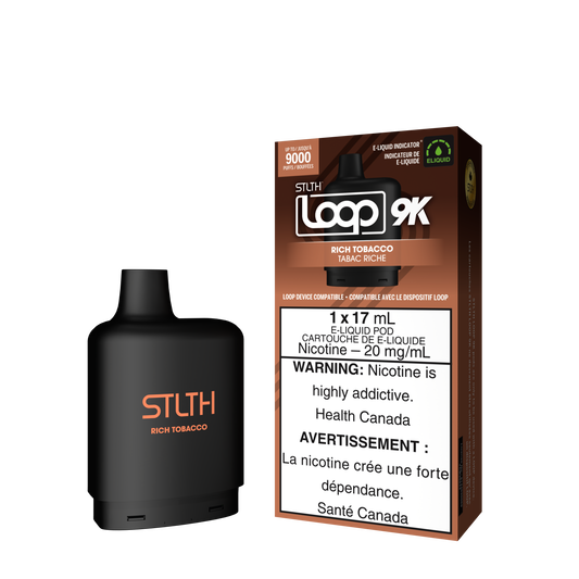 STLTH LOOP 9K POD - RICH TOBACCO (FEDERAL)