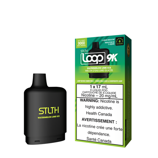 STLTH LOOP 9K POD - WATERMELON LIME ICE (FEDERAL)